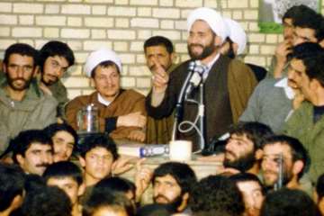 شهید و آیت الله هاشمی رفسنجانی-نهاوند 1360